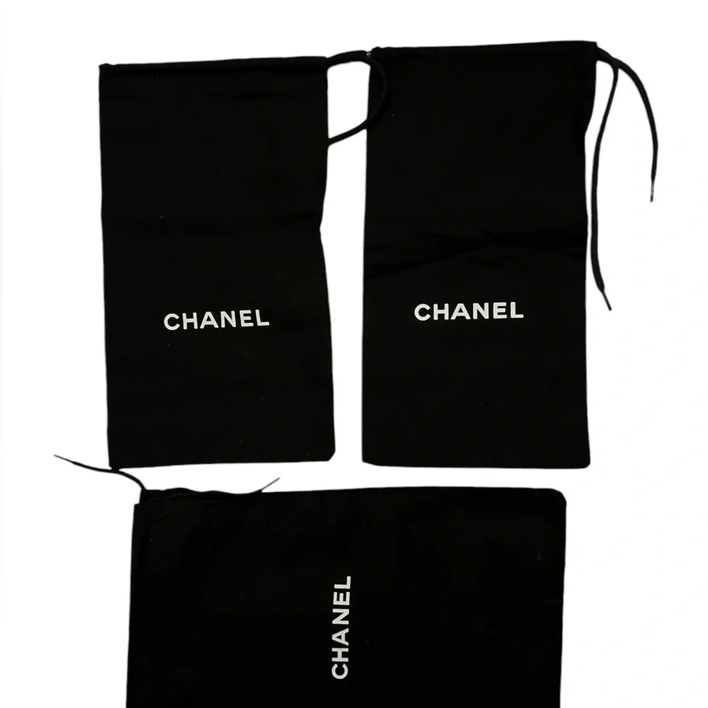 CHANEL storage dust bags, Authenticate 12.5”x7”